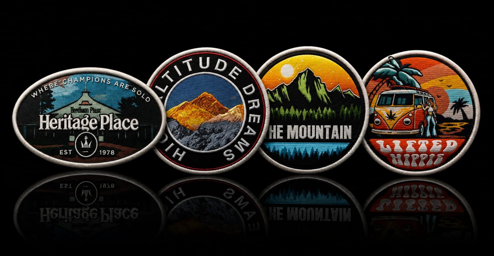 Sublimated Patches