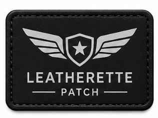Laser Engraved Leather Patches